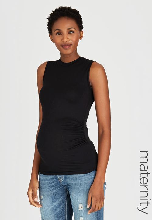 edit Maternity - High-Neck Top Black