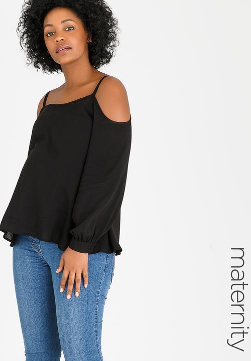 edit Maternity - Gypsey Top Black