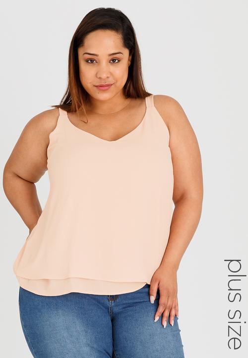 edit Plus - Woven Cami Peach