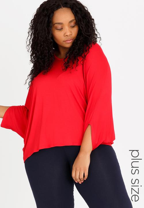 Polkadot - Carla Top Red