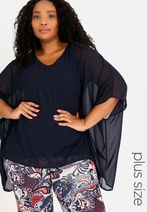 Polkadot - Butterfly Top Navy