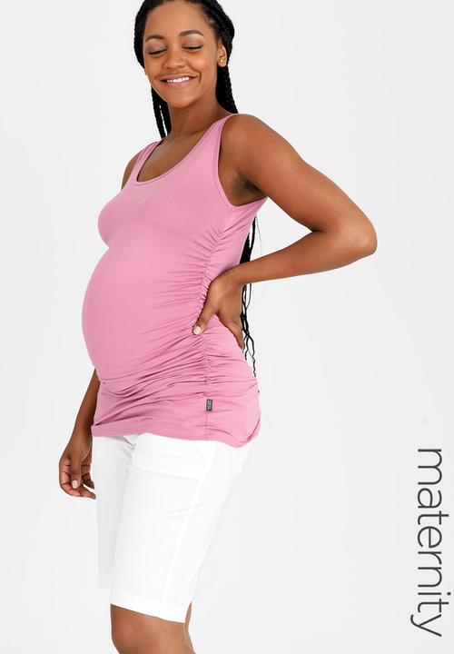 Cherry Melon - Tank Top with Side Detail Mid Purple