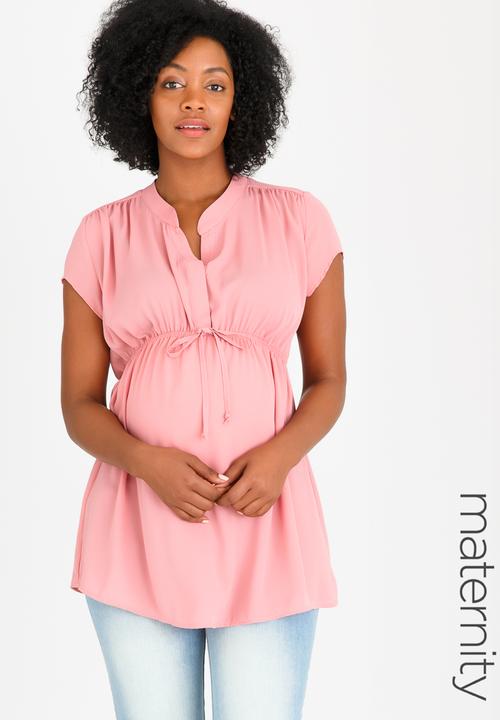 Cherry Melon - Mandarin Shirt Pale Pink