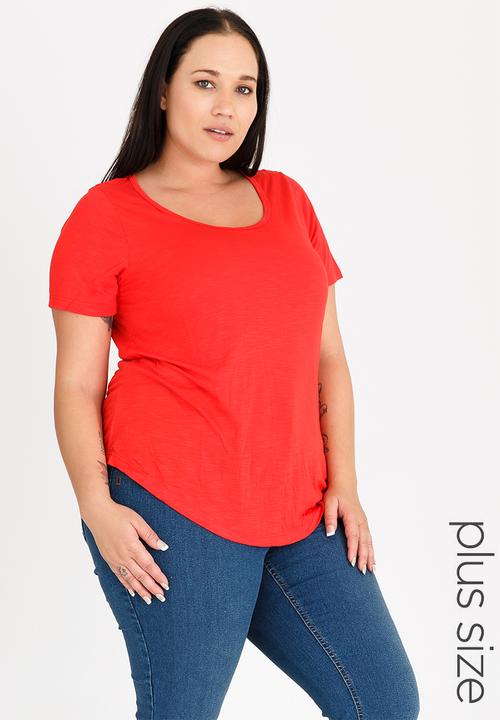 EVANS - Short Sleeve Tee Red