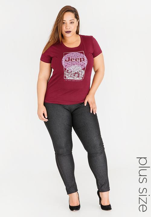 JEEP - Elasticated Jeggings Black