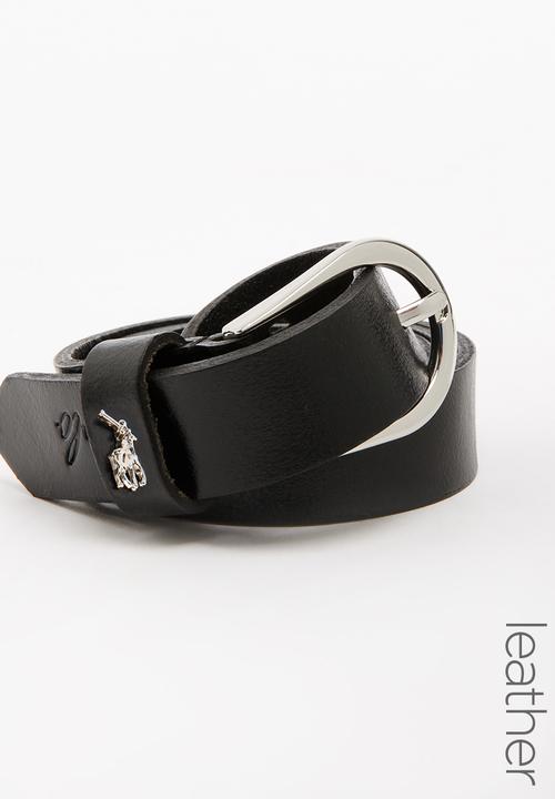 POLO - Leather Zoe Belt Black