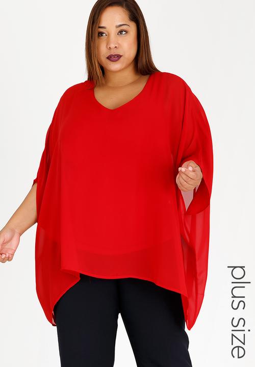 Polkadot - Butterfly Top Red