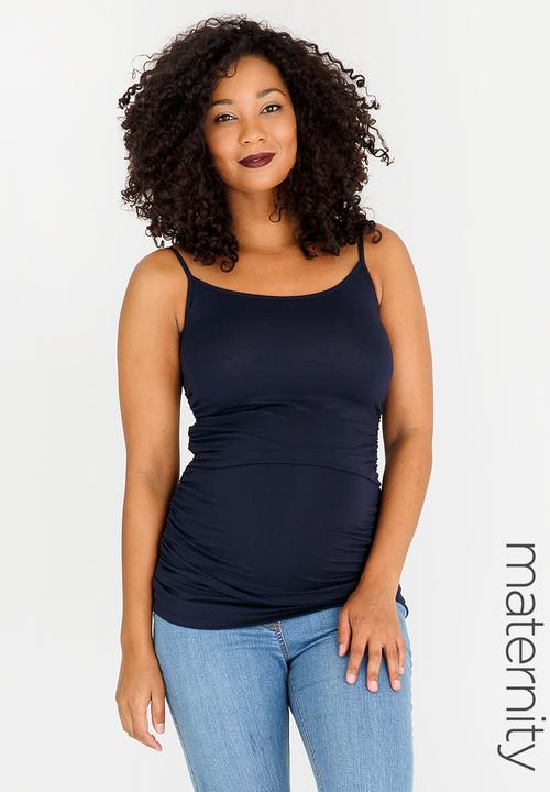 Cherry Melon - Basic Cami with Side Detail Navy