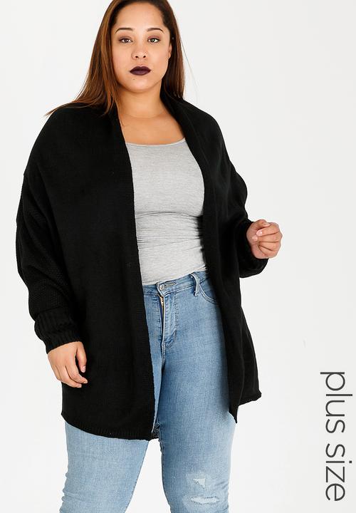 Lu-May - Cocoon Cardi Black