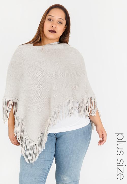 Joy Collectables - Metallic-effect Poncho Silver