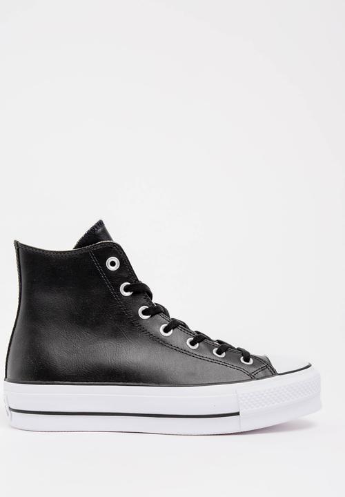 chuck taylor all star lift clean leather hi