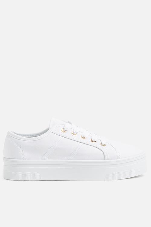 Willow platform sneaker - bright white