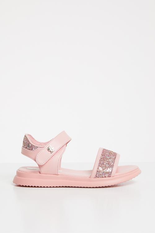 Kids glitter sandal - pink