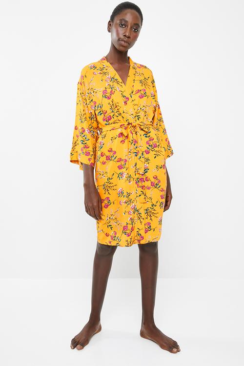 Printed robe - multi