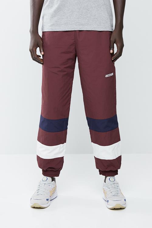 CB windbreaker pants - burgundy