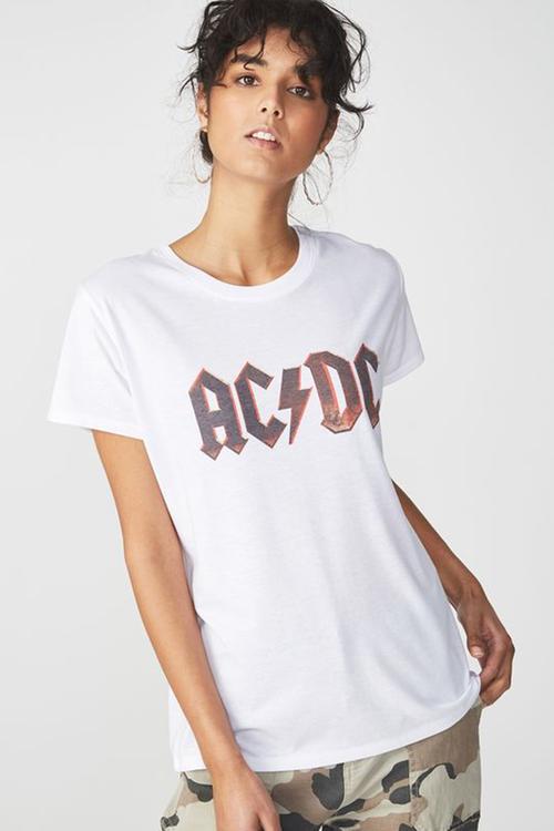 T bar fox graphic T-shirt -  white