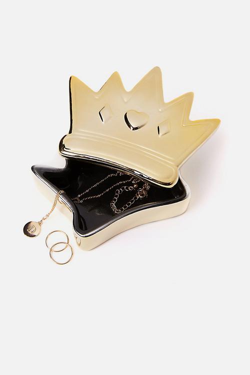 Novelty trinket box - gold