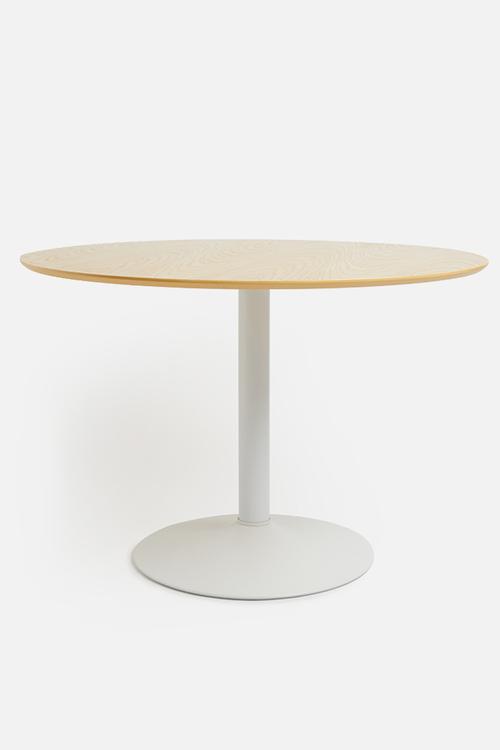 Ibiza round dining table - white