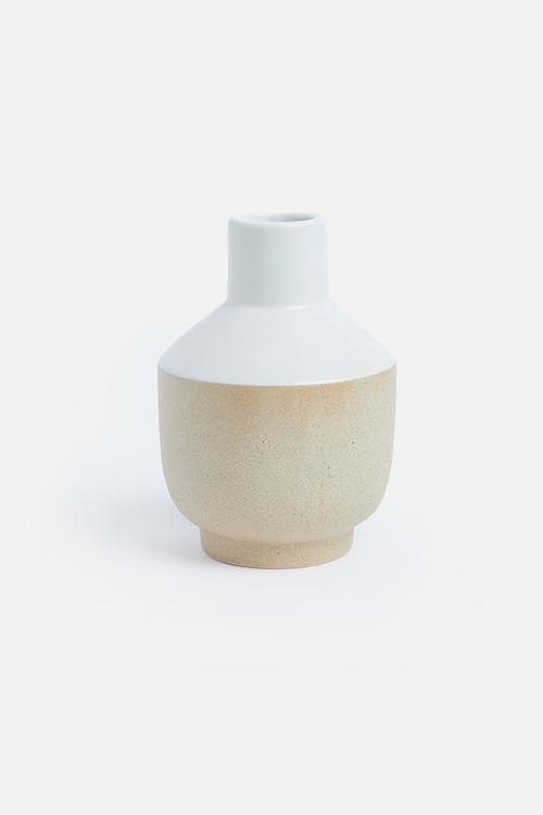 Crude pottery vase - ceramic small