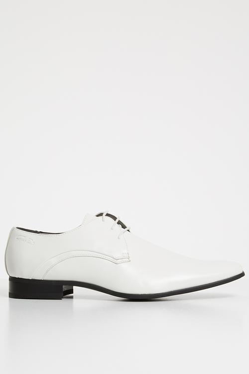 London lace-up - white