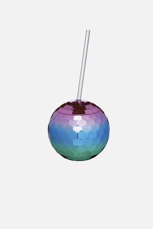560ml Disco drinks bowl - purple & blue