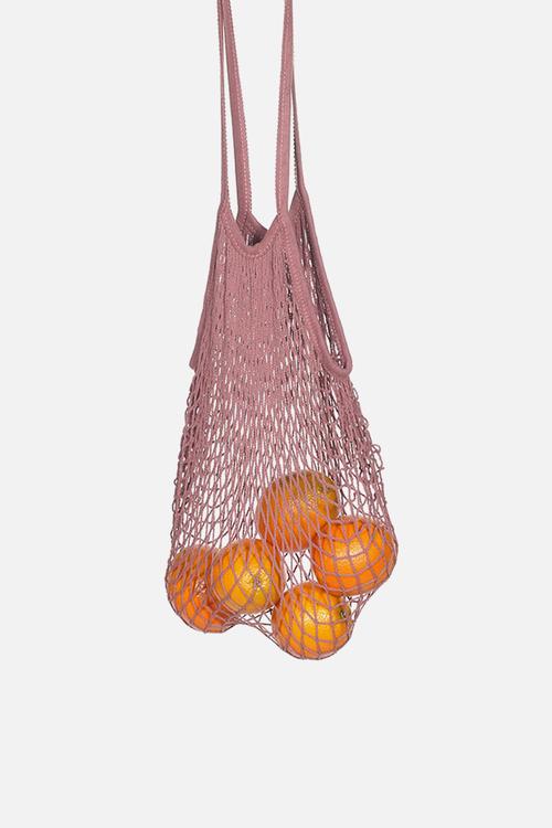 Net bag shopper - rose