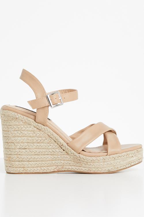 Cali espadrille wedges - beige