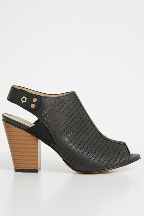 Hannah slingback heels - black