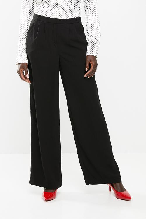 Wide leg pants - black