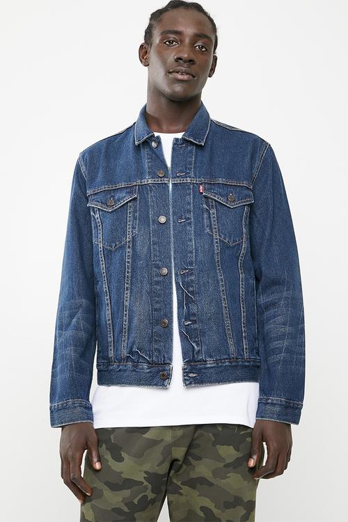 The trucker jacket - blue