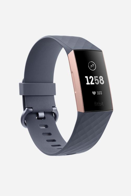 Fitbit charge 3 - rose gold/blue grey