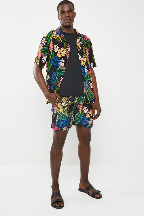 Fern bowler shirt - multi