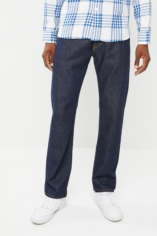 501 Levis original fit selvedge new chapter jeans - blue
