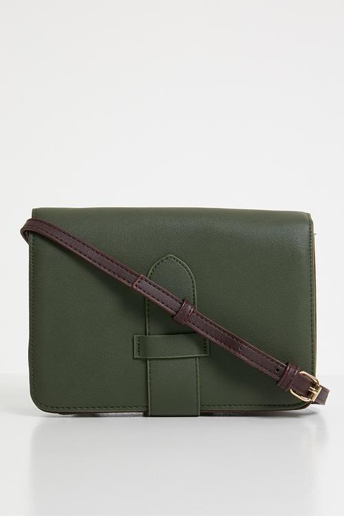 Hira cross over bag - green