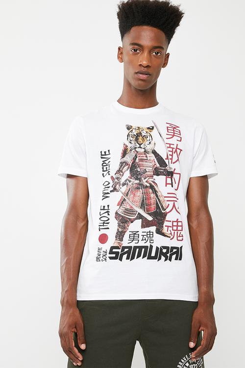 Tiger T-shirt - white