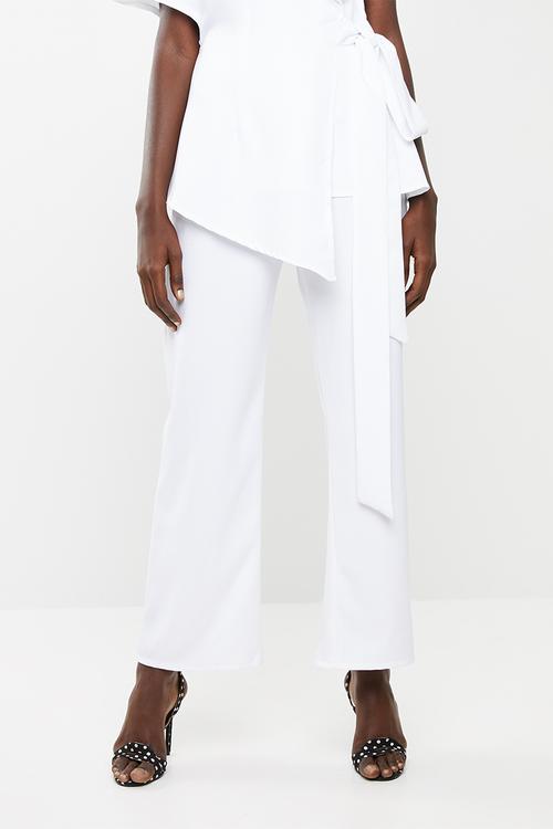 Mmeli palazzo pants - white