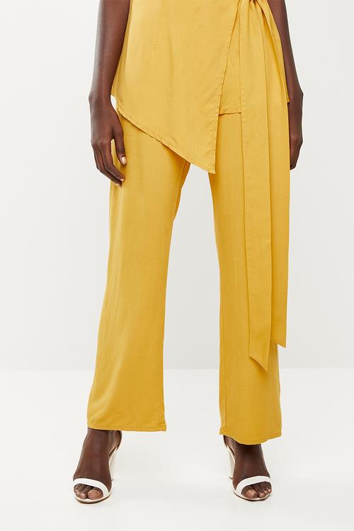 Mmeli palazzo pants - yellow