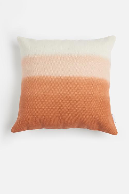 Ombre cushion cover - rust
