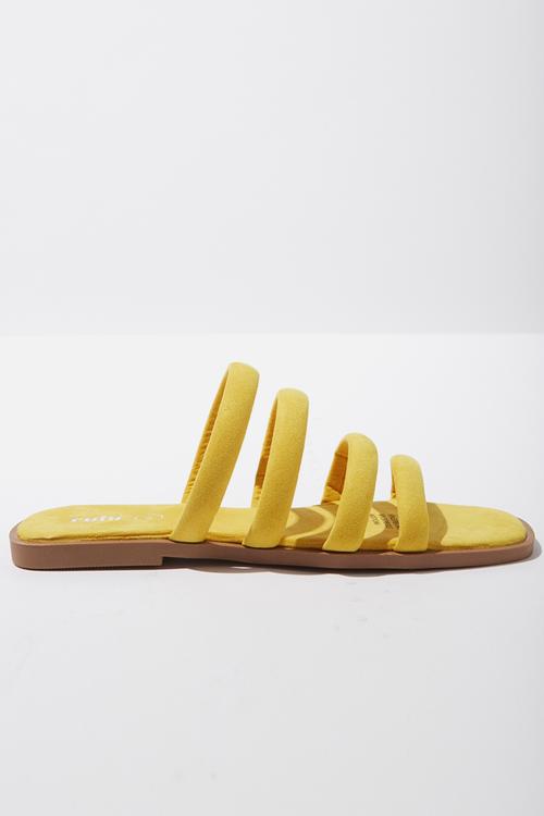 Chole strappy sandal -  yellow
