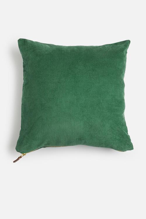 Cord cushion cover - teal