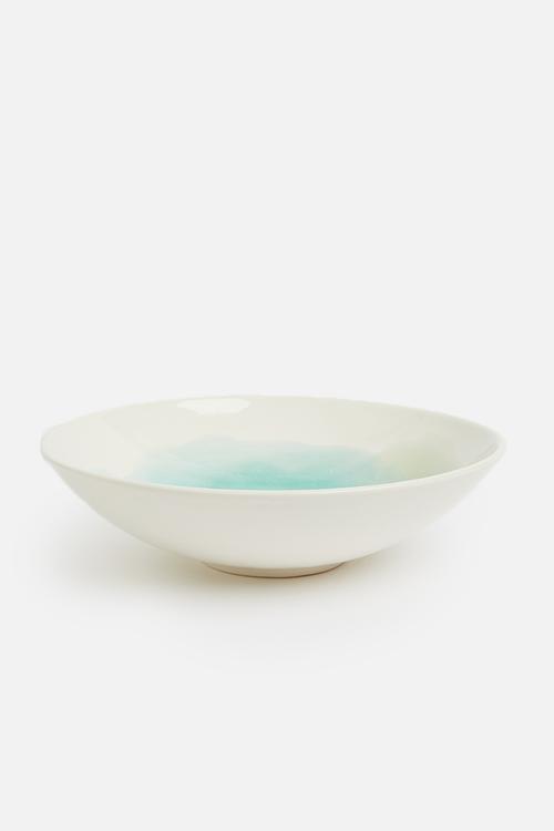 Morandi serving bowl - washed blue