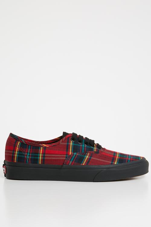 Authentic - plaid mix red / black