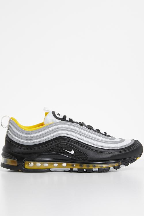 Air max 97 - black / white & amirillo