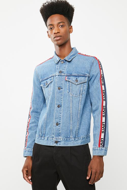Sportswear trucker - blue & red 