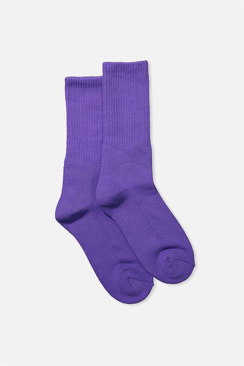 Single pack active socks - purple