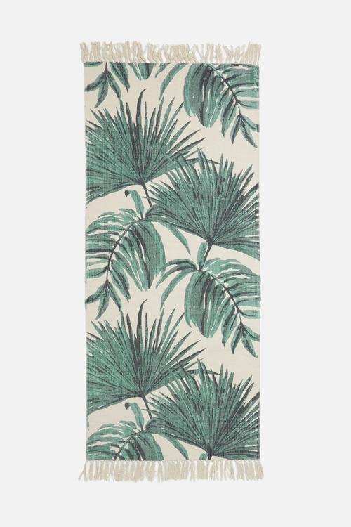 Oliana printed runner - green