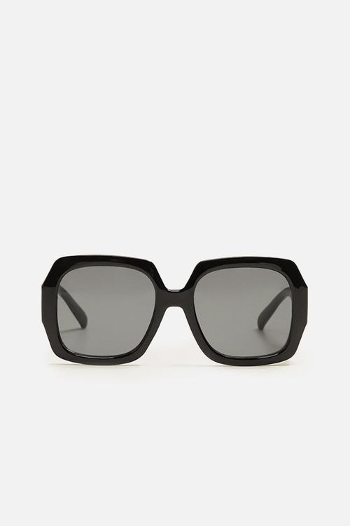 Diagonal sunglasses - black
