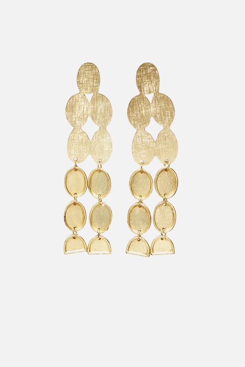 Pendant earrings - gold