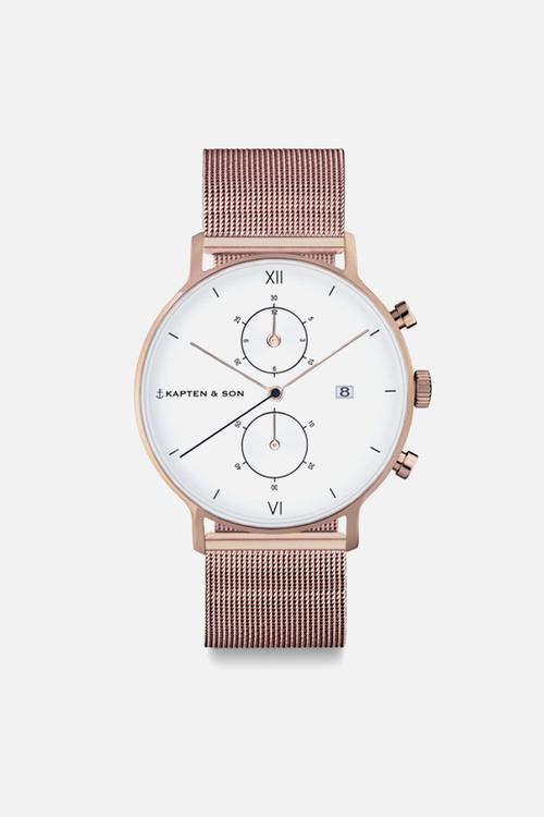 Chrono mesh - rose gold