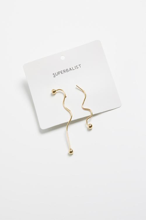 Reagan mismatched earrings - gold
